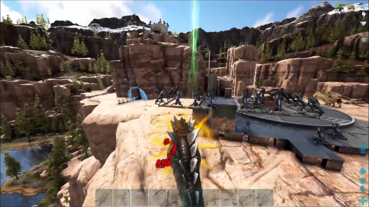 турель арк. турель в играх. Ark minigun turrets. Ark турели. тек турель арк.