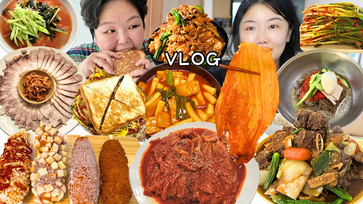 집나간 식욕도 되살리는 여름 집밥 먹방 브이로그 🍉 들기름김치지짐 소갈비찜 냉제육 해주냉면 호박잎쌈 제육볶음 매새떡 명랑핫도그 스팸 열무국수 토스트 Mukbang VLOG
