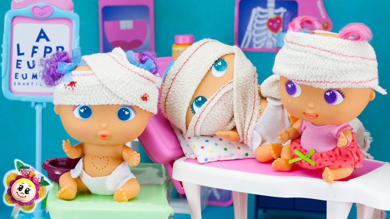🍓 BEBÉS BELLIES : La pobre Pinky Twink de PEPPA PIG vendada como una momia ! Bebés a la clínica ! - YouTube