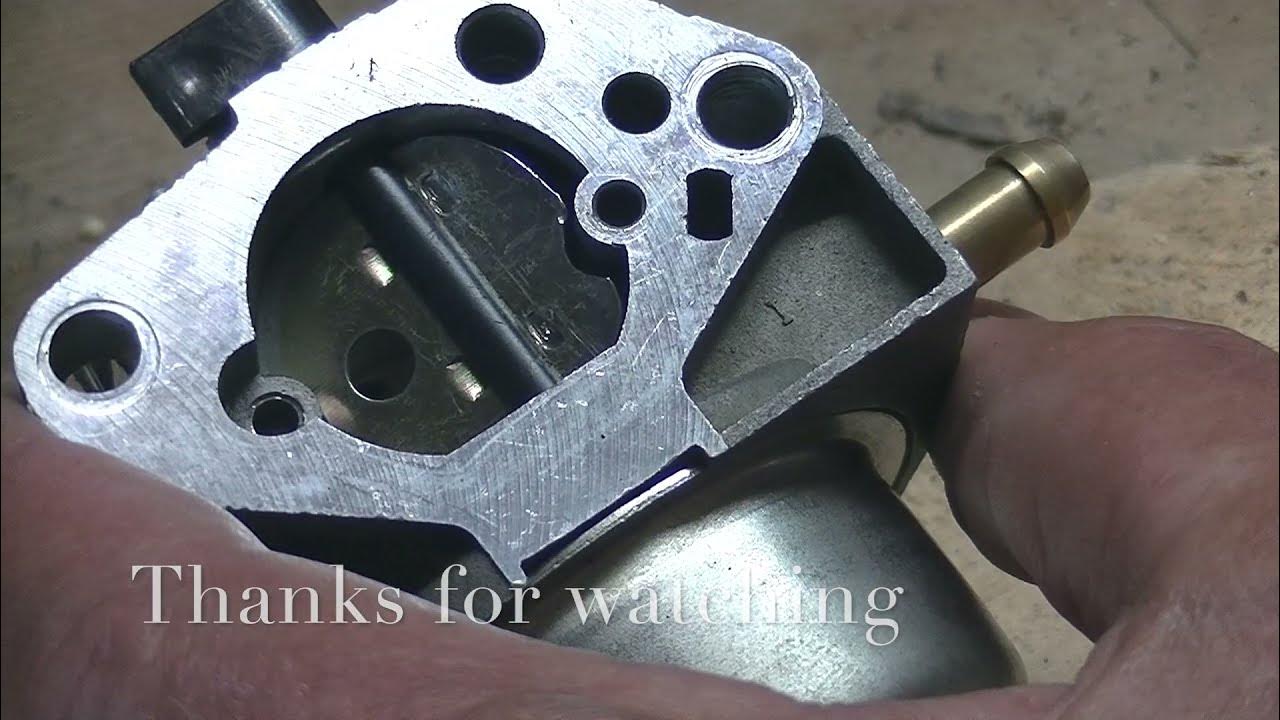How to Remove the Choke plate on a small carburetor YouTube