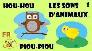 Les sons et cris d&#39;animaux en français - dessin éducatif pour bébé Learn French cartoon for kids