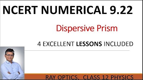 At what angle should a ray of light be incident on the face of a prismof refracting angle 60° so