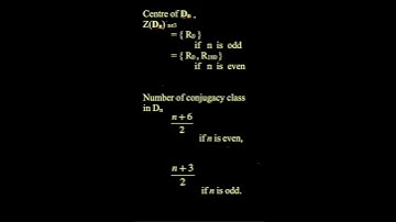 Solving  Conjugacy Class of Dihedral Group Dn Qs in 10 SECs #shorts  #maths #csirnet #modernalgebra