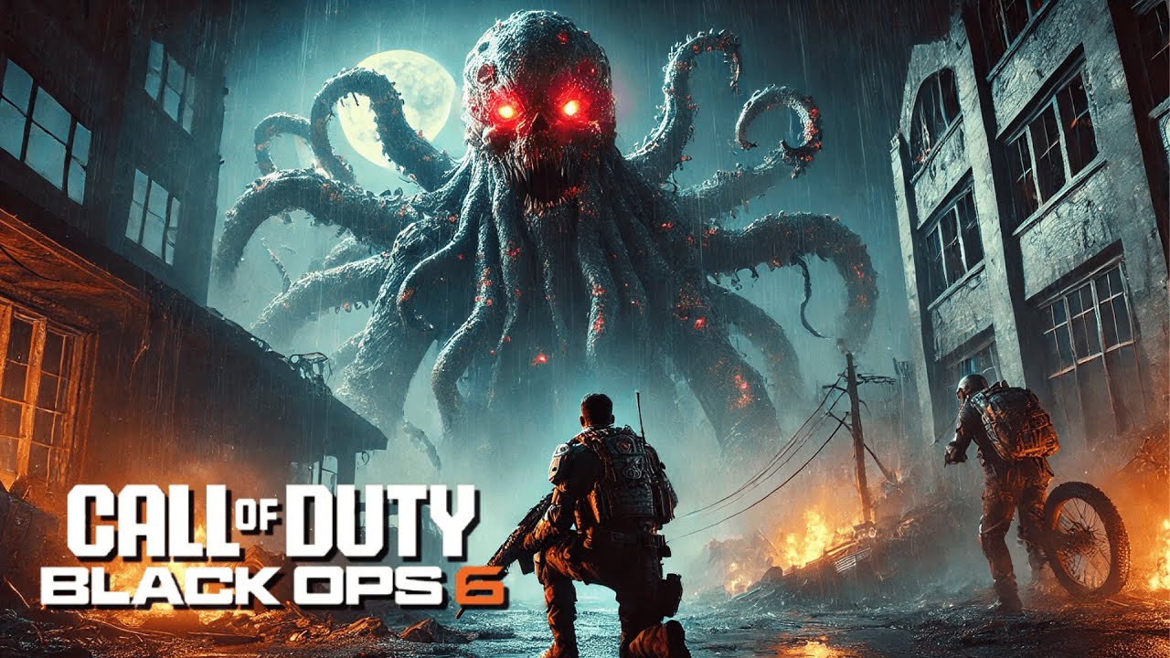 Giant Zombie Octopus BOSS Call of duty Black ops 6 Zombie Terminus ...