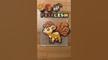 Pokémon KantoRegion No.37 Vulpix - perlerbeads ninetales #pokemon#vulpix#ninetales#perlerbeads