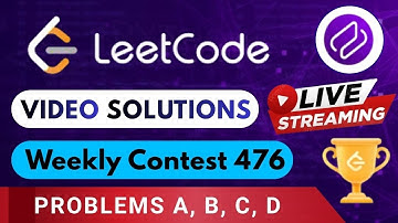LeetCode Weekly Contest | Video Solution - A to D | By Kumar Prateek