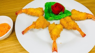 Làm món tôm chiên xù cho các em nhỏ thích mê / Duy Tân FOOD