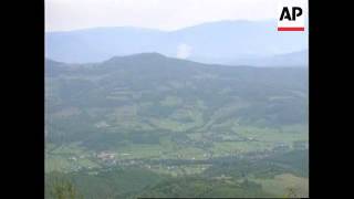 Bosnia - Nato Bombs Bosnian Serb Positions
