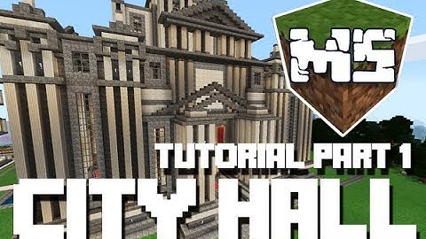 Minecraft Tutorial : City Hall - Part 1