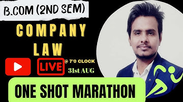 II  COMPANY LAW  FULL MARATHON I B.COM 2ND SEM II #calcutta_university #cu #bcom #calcuttauniversity