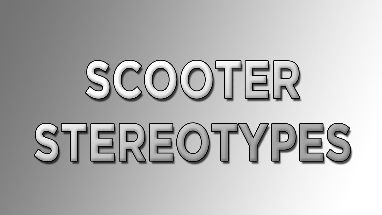 SCOOTER STEREOTYPES SKATEPARK EDITION YouTube