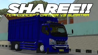 CANTER SUMATERA V3 VARIANT SAWIT BATU BARA NDR CONCEPT|| MOD BUSSID TERBARU