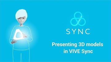 Presenting 3D models in VIVE Sync