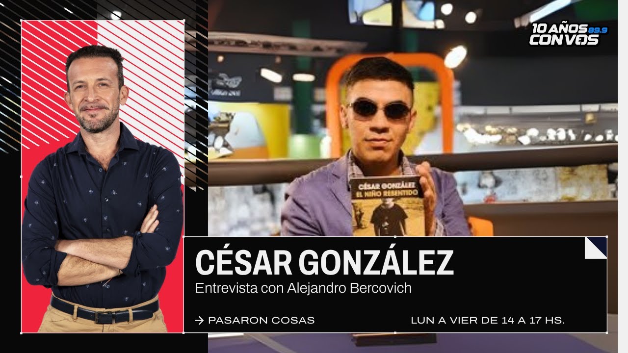 César González, escritor y autor del libro 