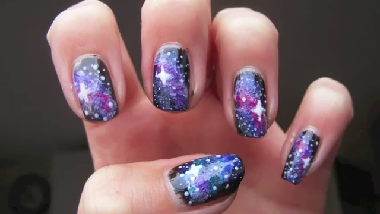 Comment faire les ongles Galaxy YouTube