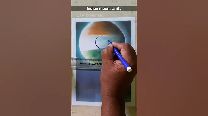 Unity in Diversity drawing | moon flag | #shorts