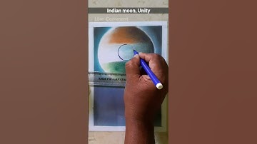 Unity in Diversity drawing | moon flag | #shorts