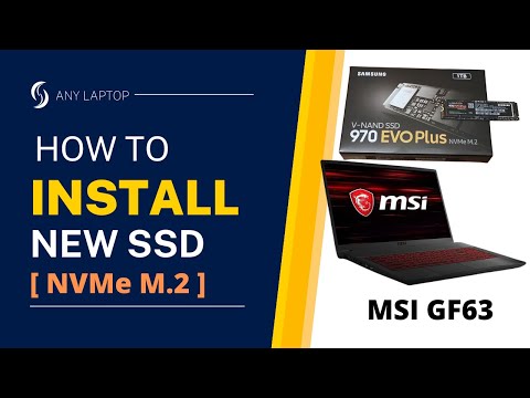 How to Install NVMe M.2 SSD in Laptop | MSI GF63 | Samsung 970 EVO PLUS | In Just 5 Mints | 2022