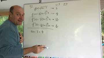 Calculus 2, 9.7, Taylor polynomials
