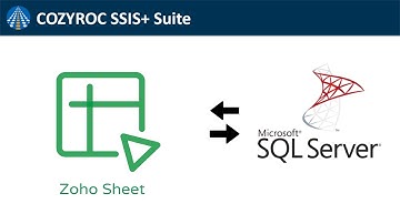 Connect Zoho Sheet to SQL Server - SSIS integration by COZYROC