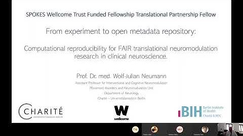 Prof. Dr. Med. Wolf-Julian Neumann: From experiment to open metadata repository.