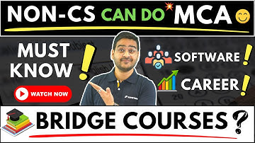 💥Bridge the Gap! MCA for Non-CS Students! MCA Bridge Courses🤩 #mca #MCA2024 #mcaadmissions