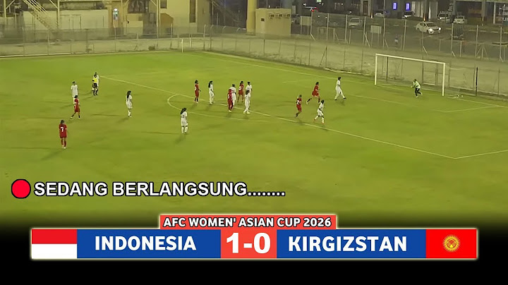 🔴UNGGUL 1-0 ▪ HASIL AKHIR TIMNAS PUTRI INDONESIA VS KIRGISTAN ▪ Qualifiers Piala Asia Women's 2026