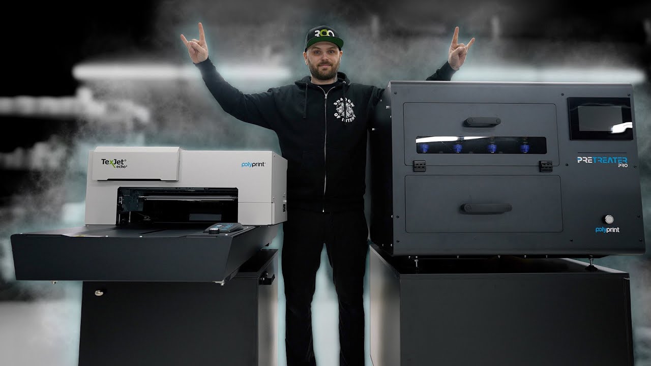FULL DTG SETUP!!! Unboxing My New Direct To Garment Printer And ...