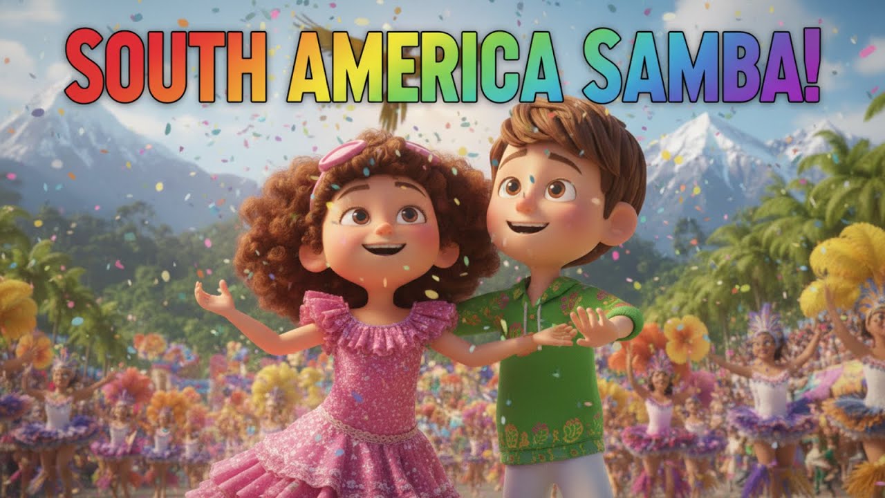 South America Samba 🌴🎶 | Fun Musical Song for Kids | Minor Mindz Educational Rhyme