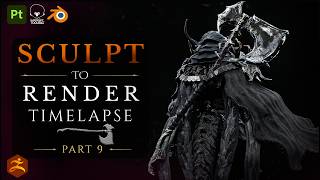 ZBrush Sculpt Timelapse - KORVATH Concept 3D - Part 9 | Axe