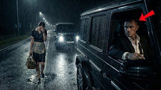 “What Happened!!” The Mafia Boss Asked The Poor Waitress Walking in the Rain — Minutes Later He…