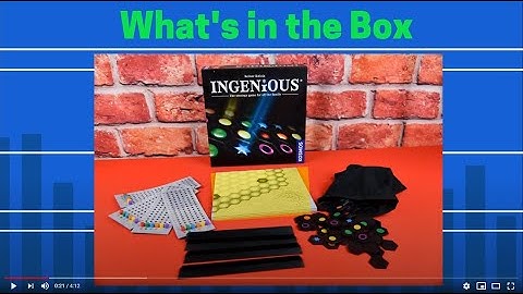 How to play INGENIOUS