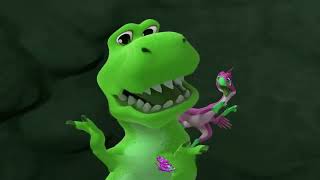 SCREECH!! A MONSTER Is WHOOPING in the DARK RUN!! - Dinolings (Gamavision EXTENDED Csupo Effects)