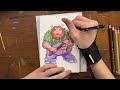 Bombee watercolor time lapse
