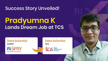 Interview with Pradyumna k - Placed at TCS as a Data Scientist | 360DigiTMG
