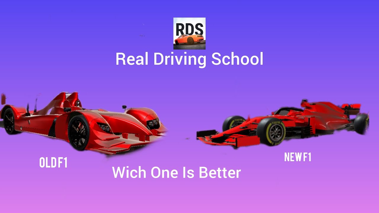 Old F1 VS New F1 In Real Driving School Wich One Is Better🤔