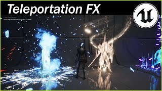 Unreal Teleportation FX Niagara