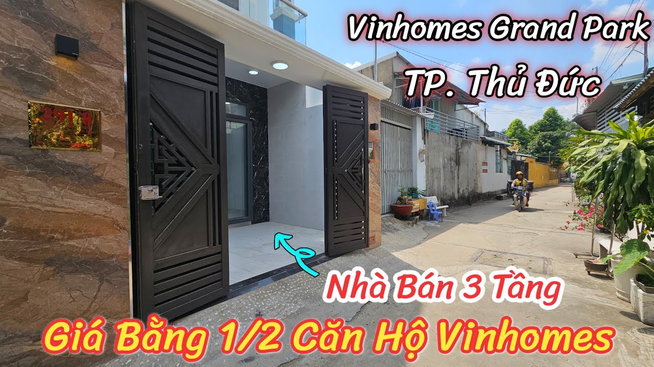 Nhà Phố 3 Tầng Khu Vinhomes Grand Park | Thừa Hưởng Tiện Ích Nhưng Giá Chỉ Bằng Một Nửa