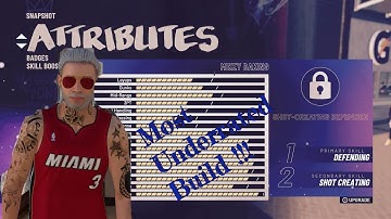 NBA 2K19: MOST OP BUILD SHOT CREATING DEFENDER!!! UNDERRATED BUILD!!