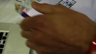 Demonstração Rápida Do Diy Laser Multitouch Na Maker Faire 2009 Parte 3