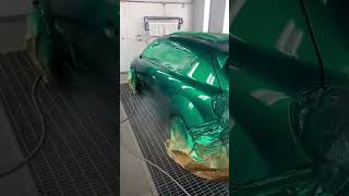 green 🔥 #carcustomization #autobodypaint #paintjob