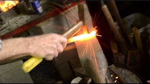 Repairing Woodworking Chisels with Blacksmith Bruce Dembling