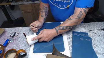 Making a Zippered Notebook with the template from Maker