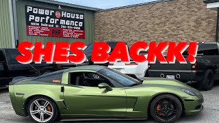 MY SUPERCHARGED CORVETTE IS FINALLY HOME!!