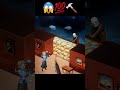 Build door layers to block the killer #funny #games #shorts