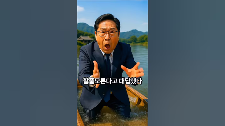 국회의원과 뱃사공 #노후의지혜 #코믹 #국회의원 #뱃사공