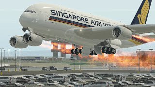 Extremely Late Takeoff Made Airplane Destroyed Totally [Xp 11]