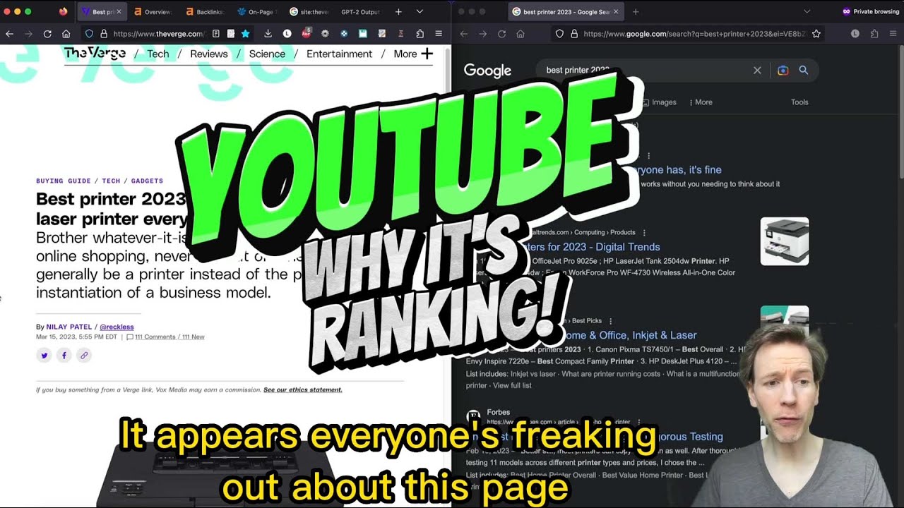 Why The Verge Is Ranking On Google For "Best Printers 2023" video thumbnail