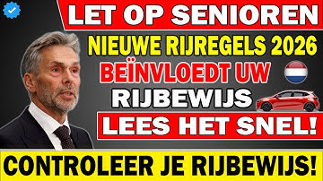 🚨 Senioren Alert: Nieuwe Rijregels 2026 in Nederland – Wat U Moet Weten