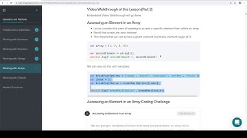 Module 0 - Operators and Methods - Arrays - Part 2